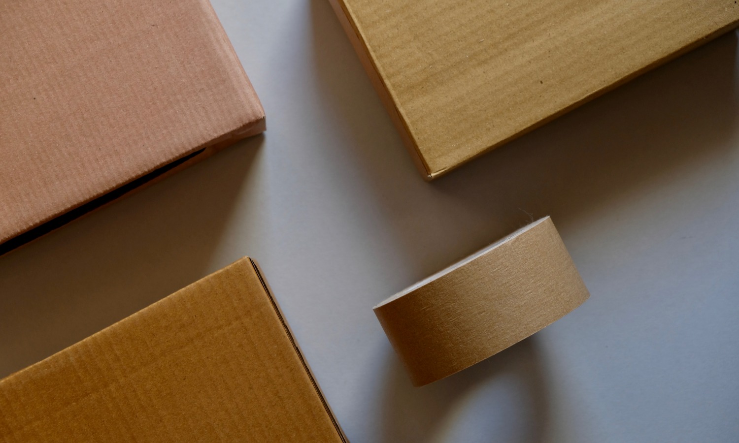 materiali da imballaggio per ecommerce in carta ecosostenibile