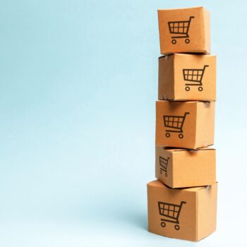 scatole di imballaggio per le spedizioni e commerce